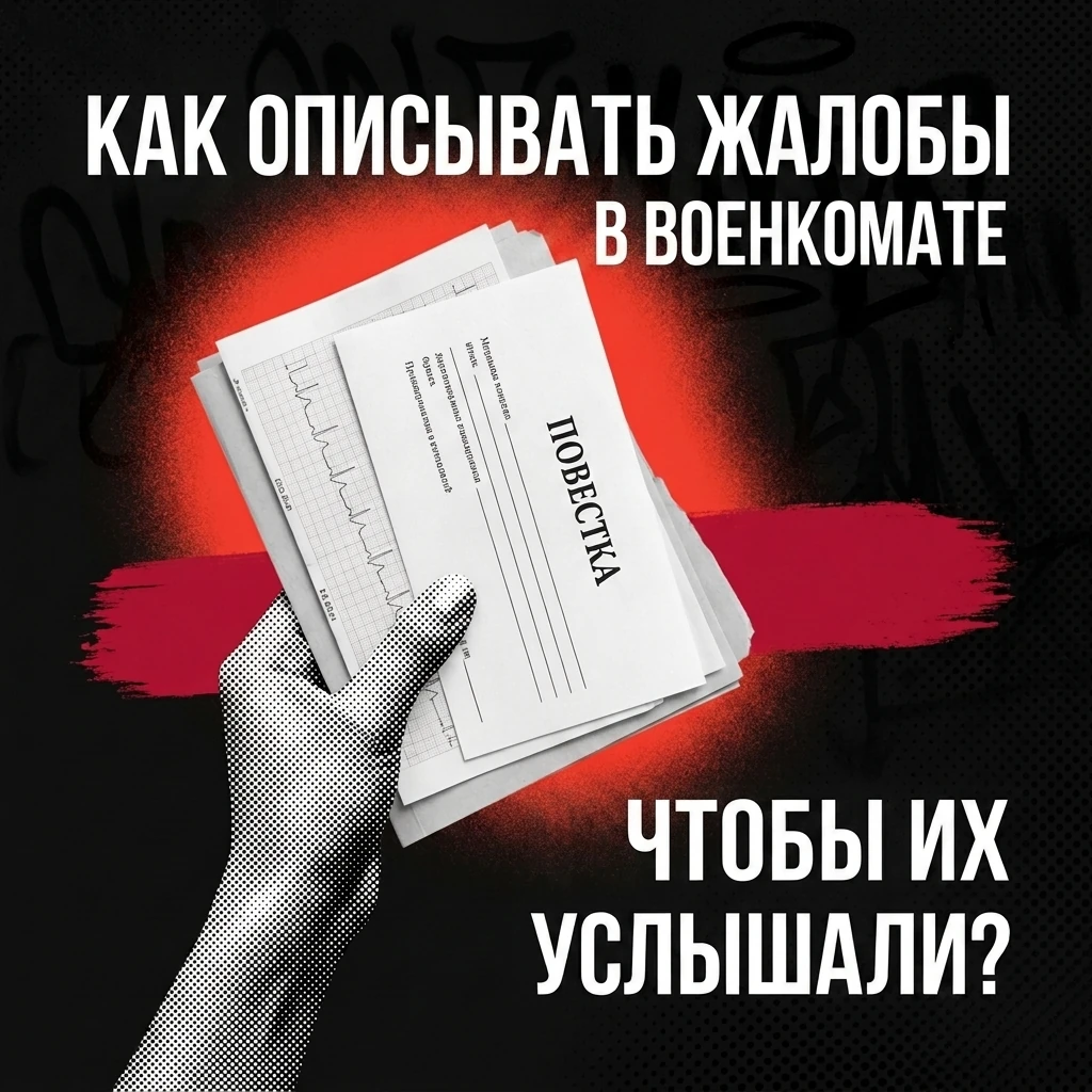 Как описывать жалобы в военкомате, чтобы их услышали?